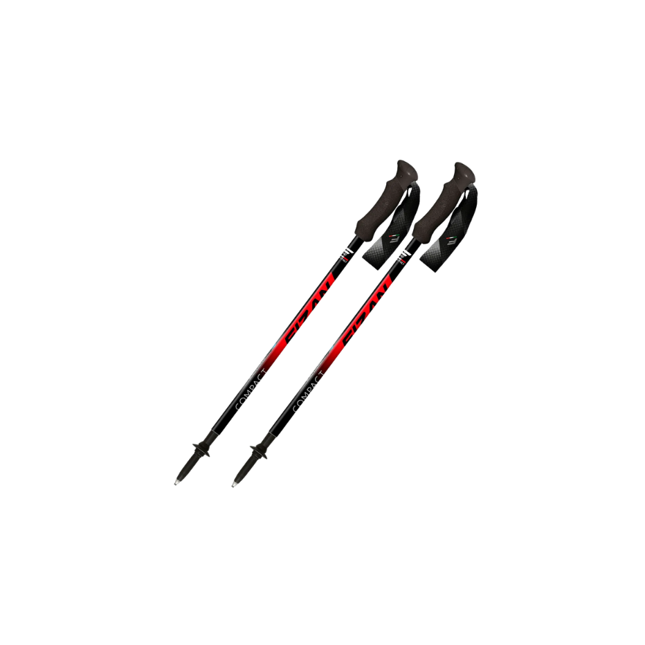 Bastones Fizan Compact Rojo